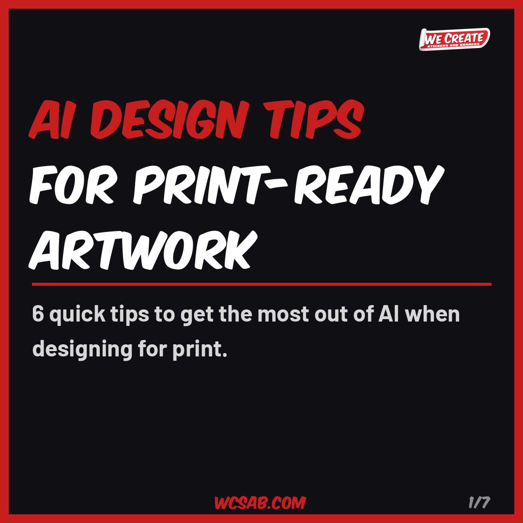 AI Design Tips for Print-Ready Artwork - Title Card
